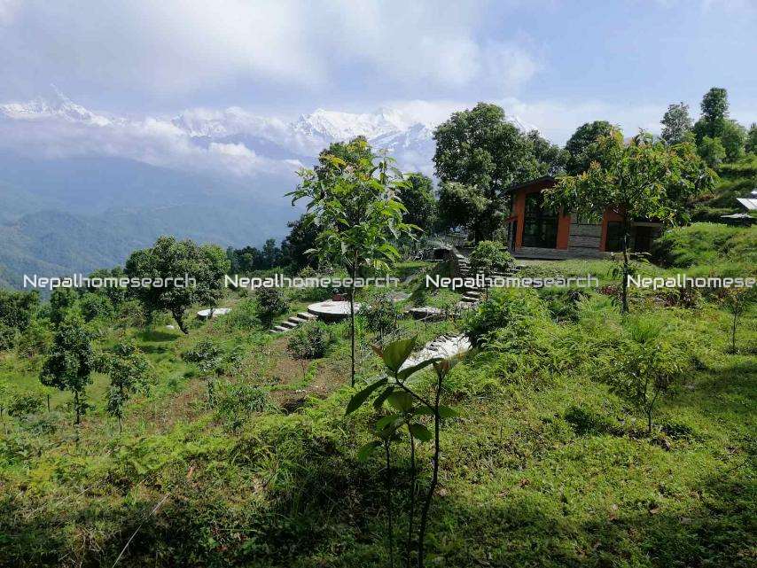 villa on rent above Pokhara valley