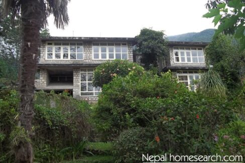 Stone house on 2 ropani of land for sale at Budhanilkantha