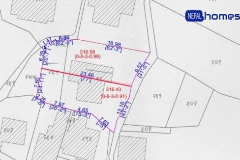 6 aana 3 paisa land for sale at Chandol Height Kathmandu
