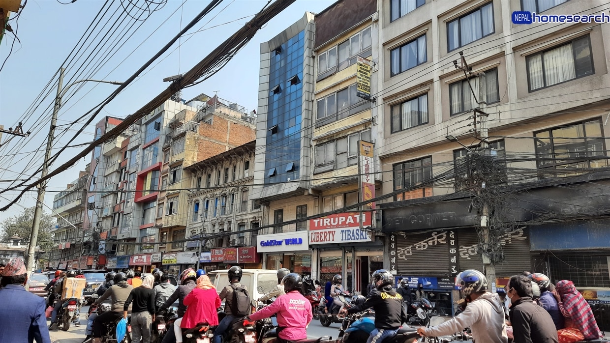 न्यु रोड काठमाडौँ मा कमर्सियल घरजग्गा बिक्रीमा