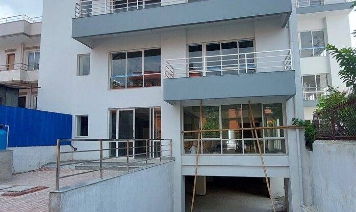 A Spacious Office Building In Jawalakhel With Open Surroundings, Ideal For Various Businesses.