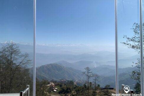 Alt Text Image: &Amp;Quot;Aerial View Of Nagarkot Land Sale With Stunning Mountain Views