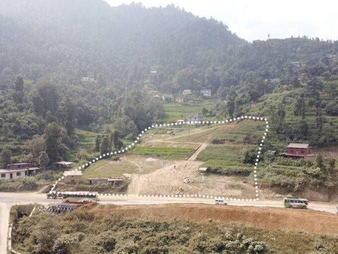 18 Ropani Land For Sale At Tial Ghar, Naubise Dhading Near Nakdhunga Tunnel For Warehousing