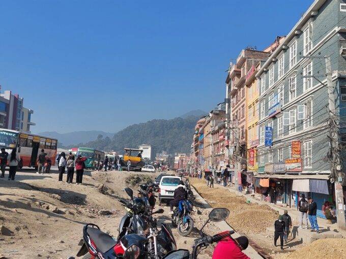 New Buspark kathmandu commercial house sale