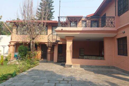 Unique Steel Frame Home with Wood Finish for Sale in Jawalakhel