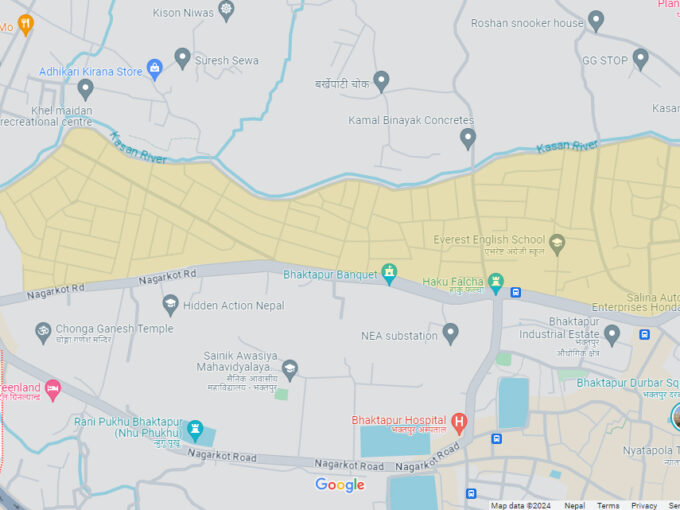 Land for sale in Bhaktapur Town Planning by Urban Development Authority