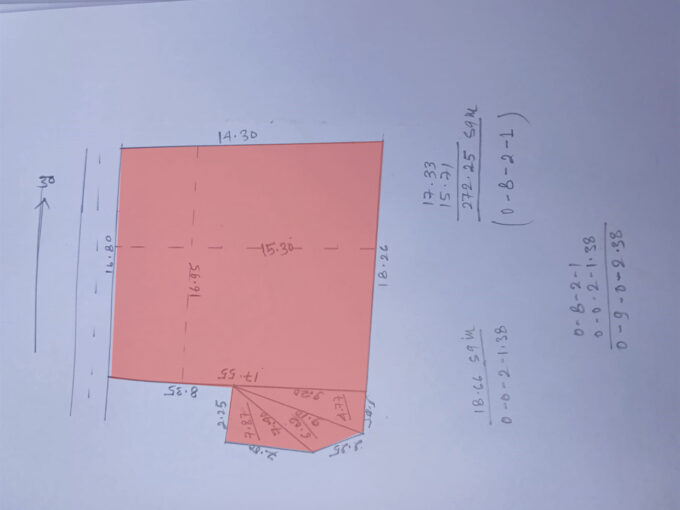 9 aana residential land for sale at Chundevi, Maharajgunj Kathmandu!